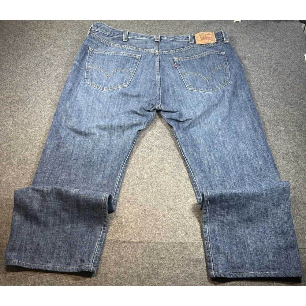 Levi's 501 Men's 40x30 Original Fit Straight Leg Button Fly Denim Blue‎ Jeans